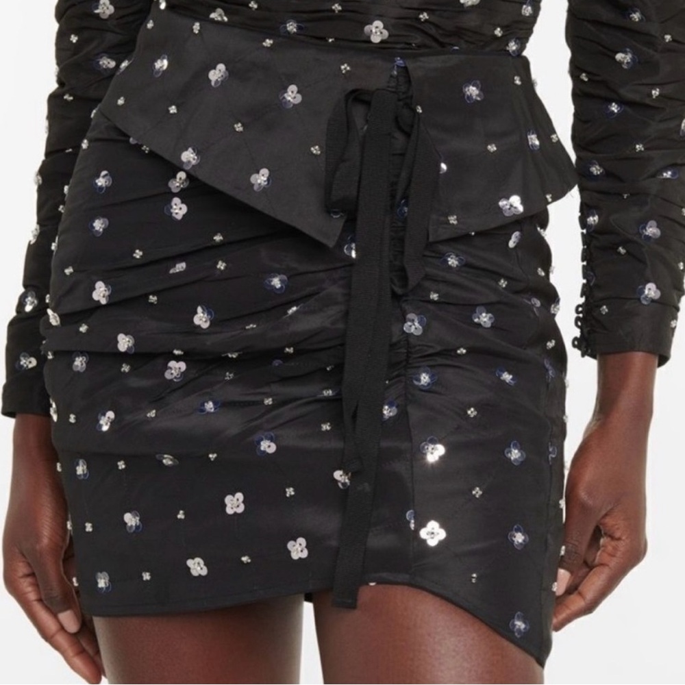 Self-Portrait Black and White Asymmetrical Pencil Skirt